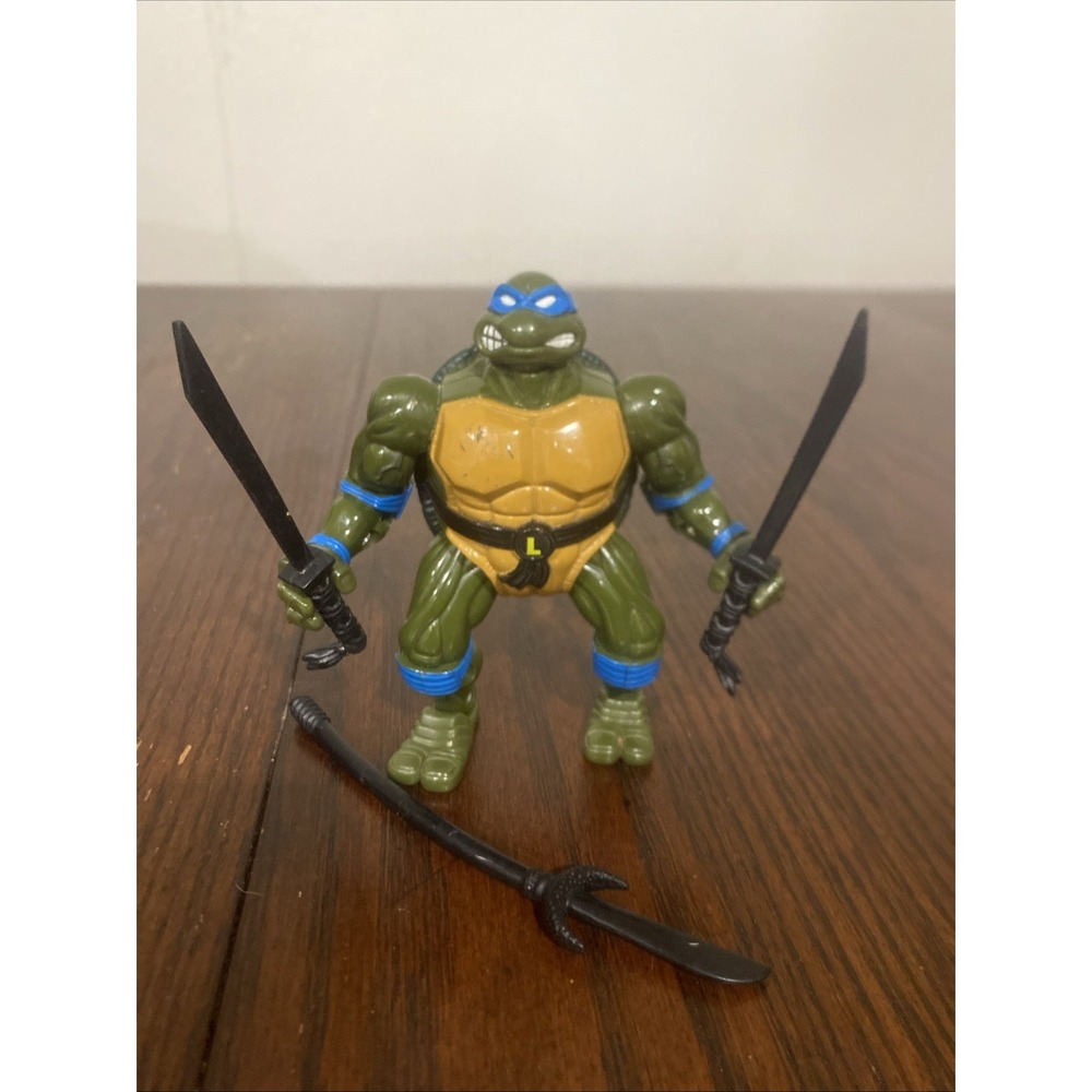 1996 Playmate Toys Coil Force‎ Leonardo Vintage Toy Almost Complete